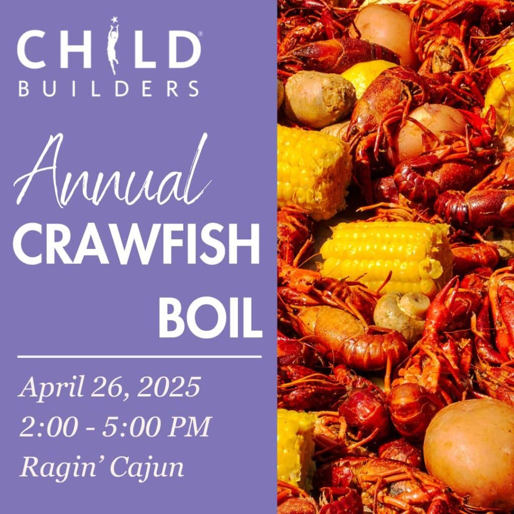 Graphic advertising Annual Crawfish Boil on April 26th, 2pm-5pm at Ragin' Cajun.